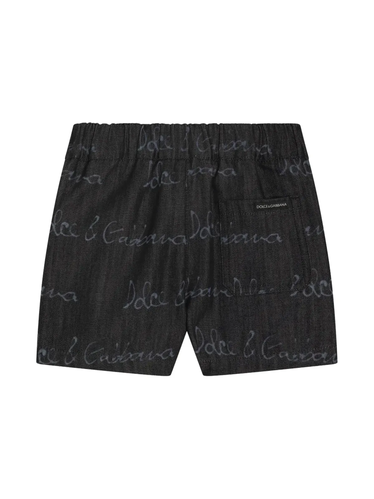 Dolce & Gabbana Kids ロゴプリント ショーツ ブルー - 画像2