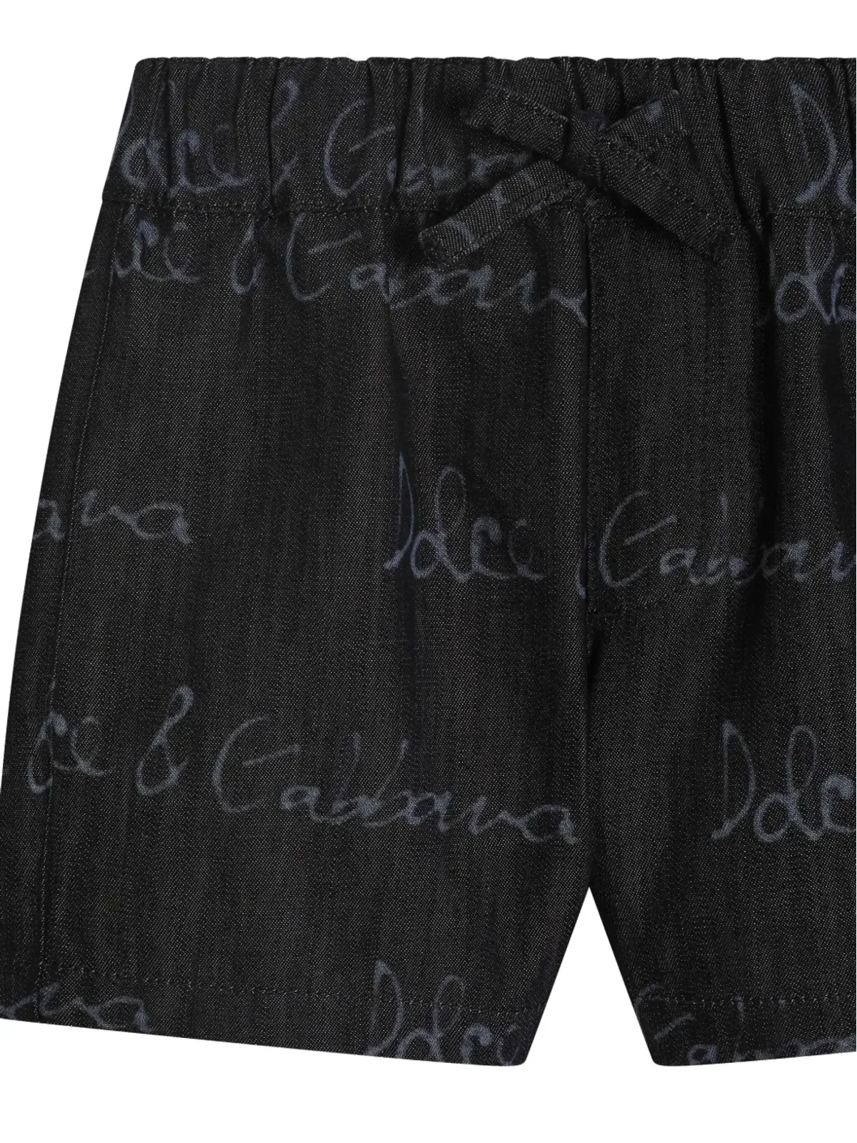 Dolce & Gabbana Kids ロゴプリント ショーツ ブルー - 画像3