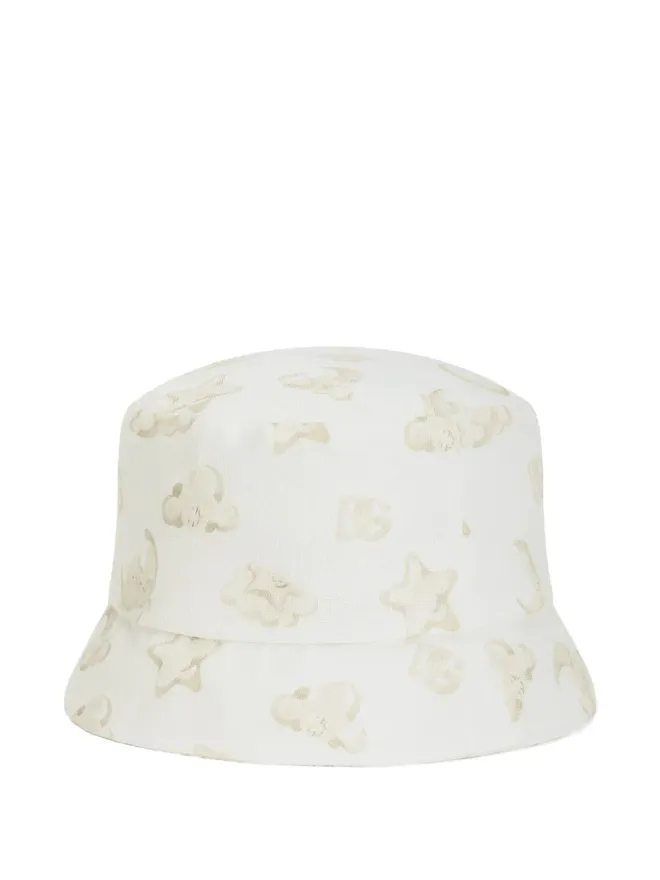 Dolce & Gabbana Kids Dolce & Gabbana Kids 星柄バケットハットの商品画像