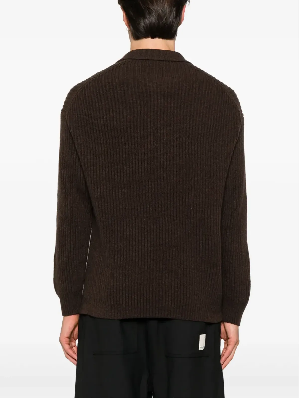 Emporio Armani フィッシャーマンズニット ポロシャツ - 画像3