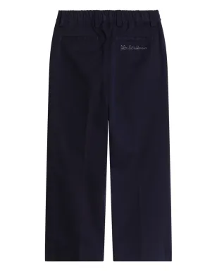 Dolce & Gabbana Kids 刺繍ロゴ入りパンツ ブルー - サムネイル2