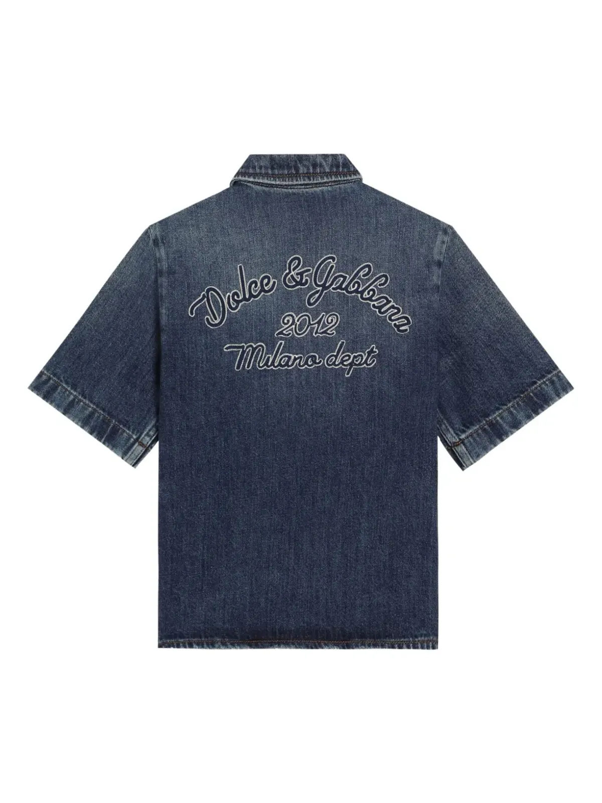 Dolce & Gabbana Kids デニムシャツ - ブルー - 画像2