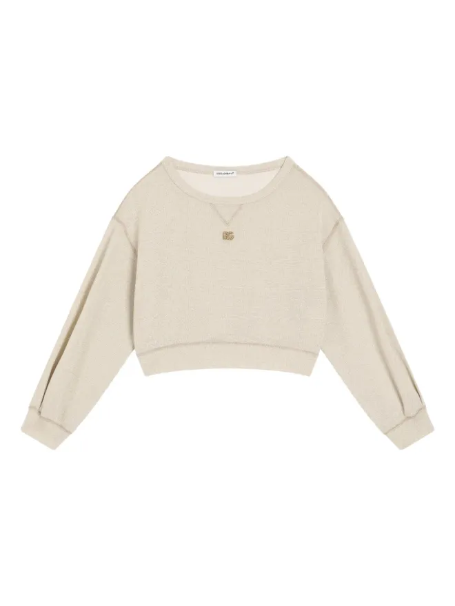 Dolce & Gabbana Kids Dolce & Gabbana Kids DG-logo入り クルーネック スウェットシャツの商品画像