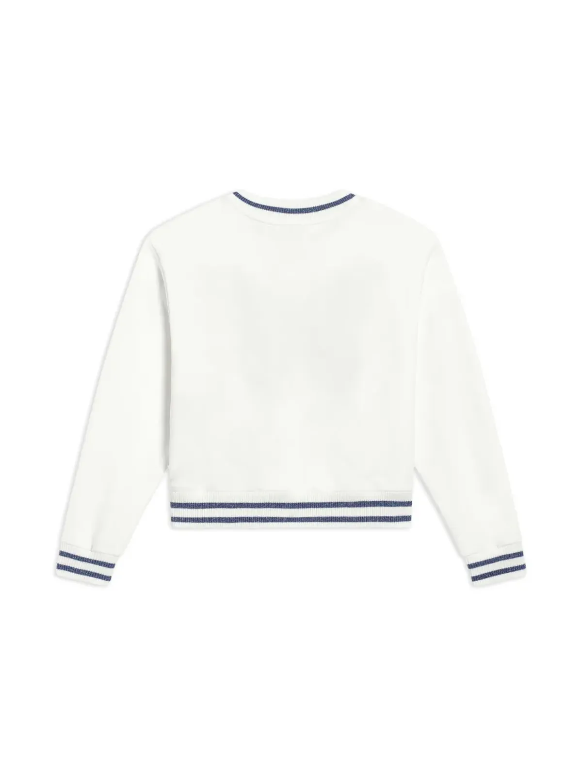 Dolce & Gabbana Kids 蝶モチーフ スウェットシャツ ホワイト - 画像2