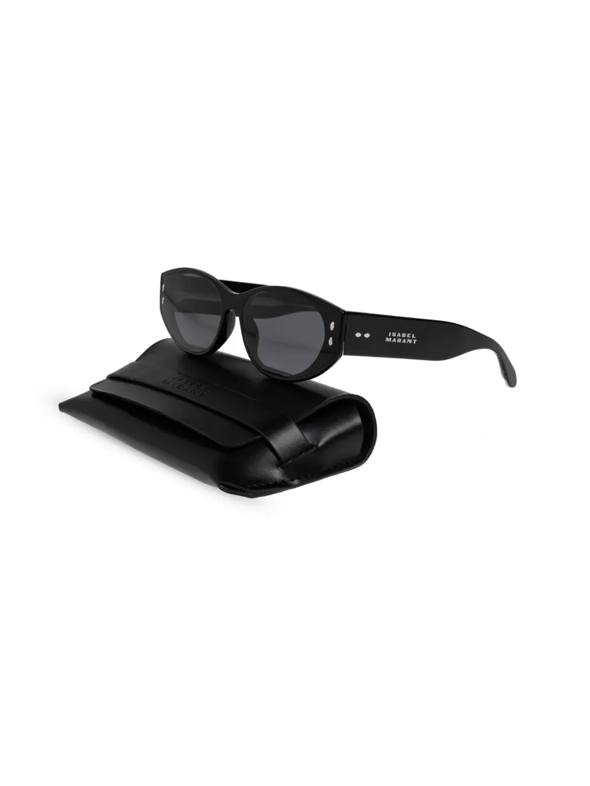 Isabel Marant Eyewear oval-frame sunglasses - Black - 画像3