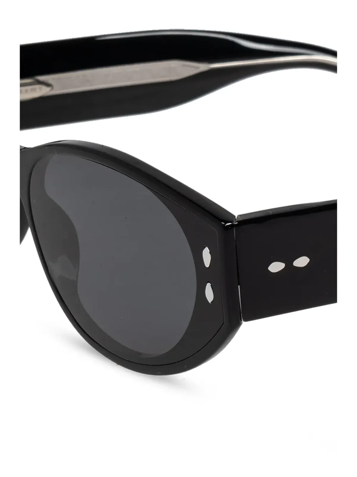 Isabel Marant Eyewear oval-frame sunglasses - Black - 画像4