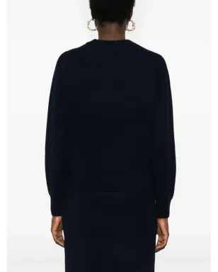Maison Kitsuné Bold Fox Head-patch セーター - Blue - サムネイル4