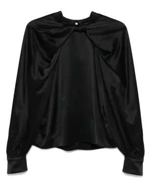 Max Mara キー ブラウス - ブラック - サムネイル1
