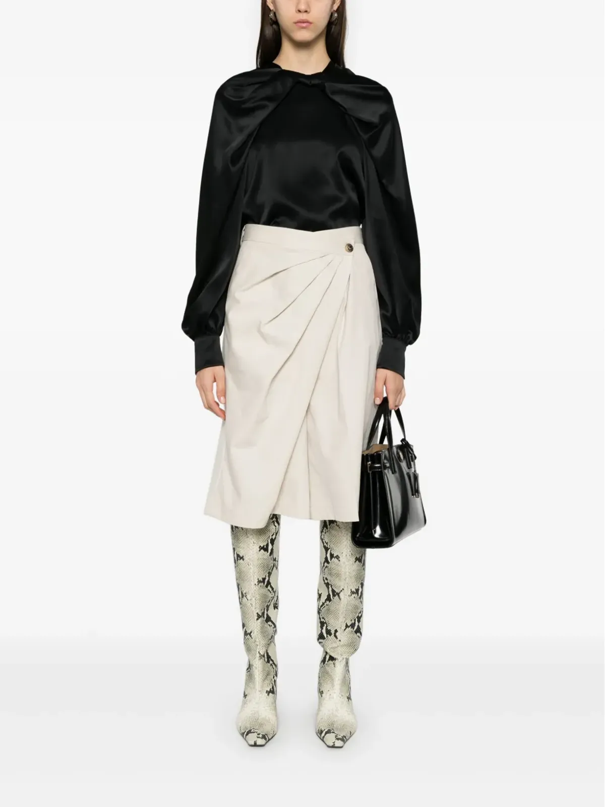 Max Mara キー ブラウス - ブラック - 画像2