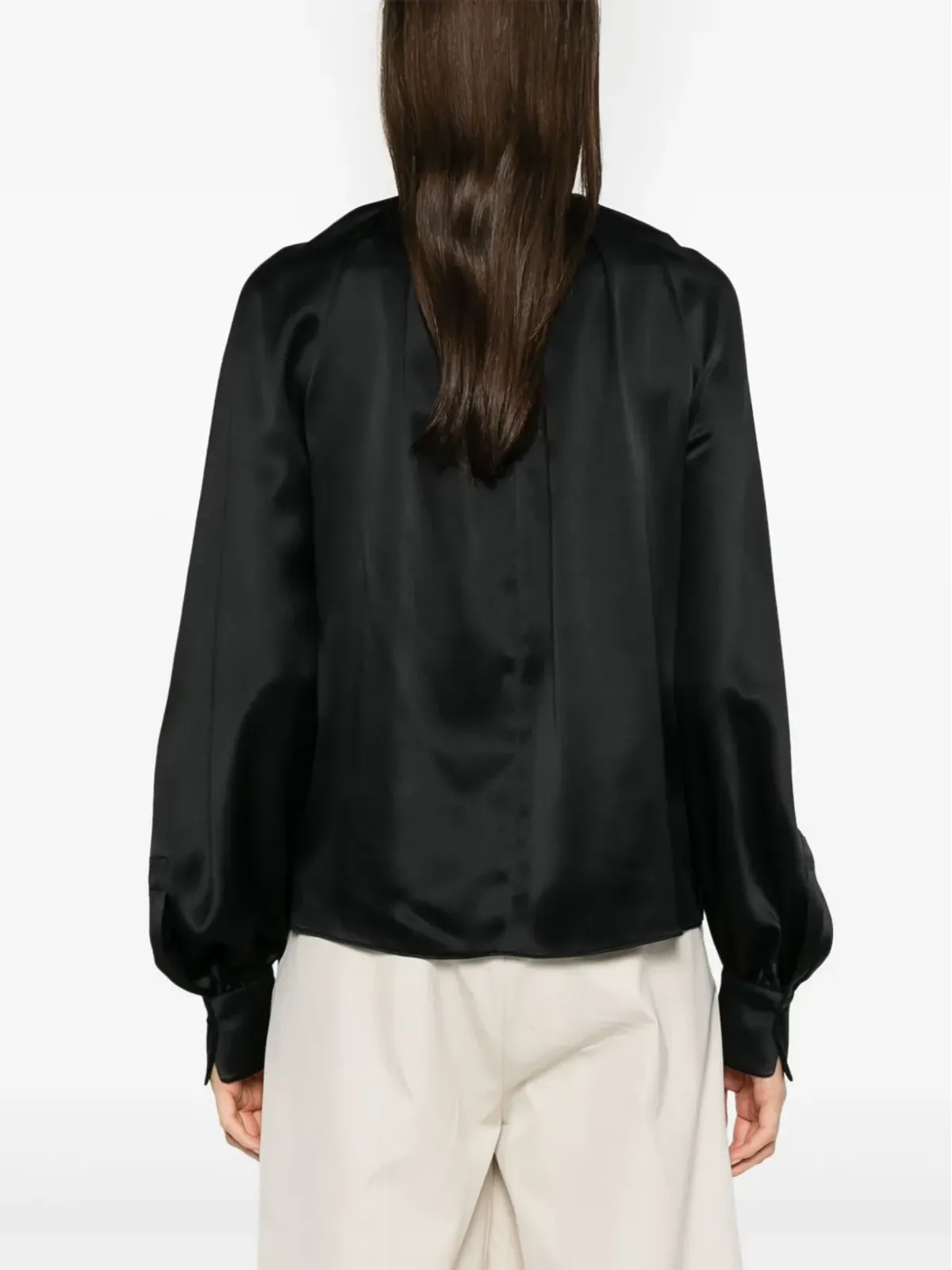 Max Mara キー ブラウス - ブラック - 画像4