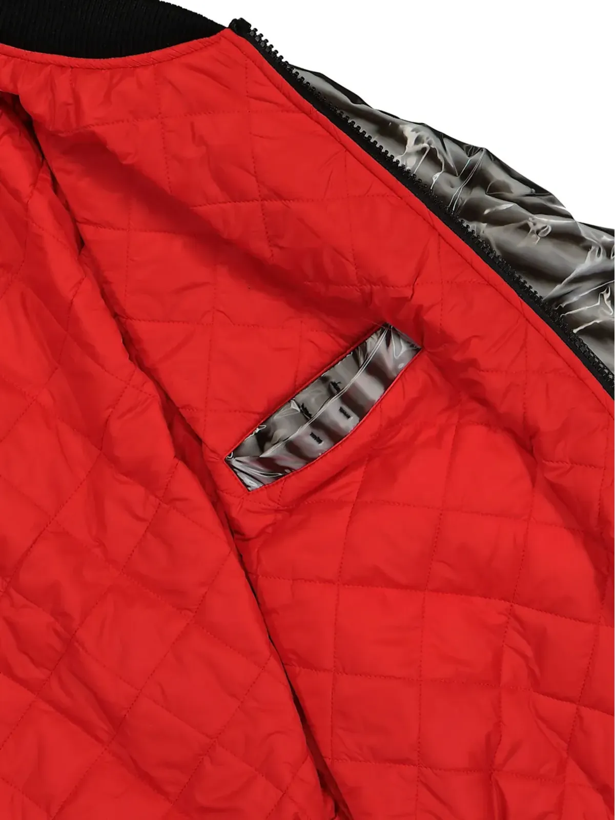 Walter Van Beirendonck ロゴパッチボンバージャケット - 画像5