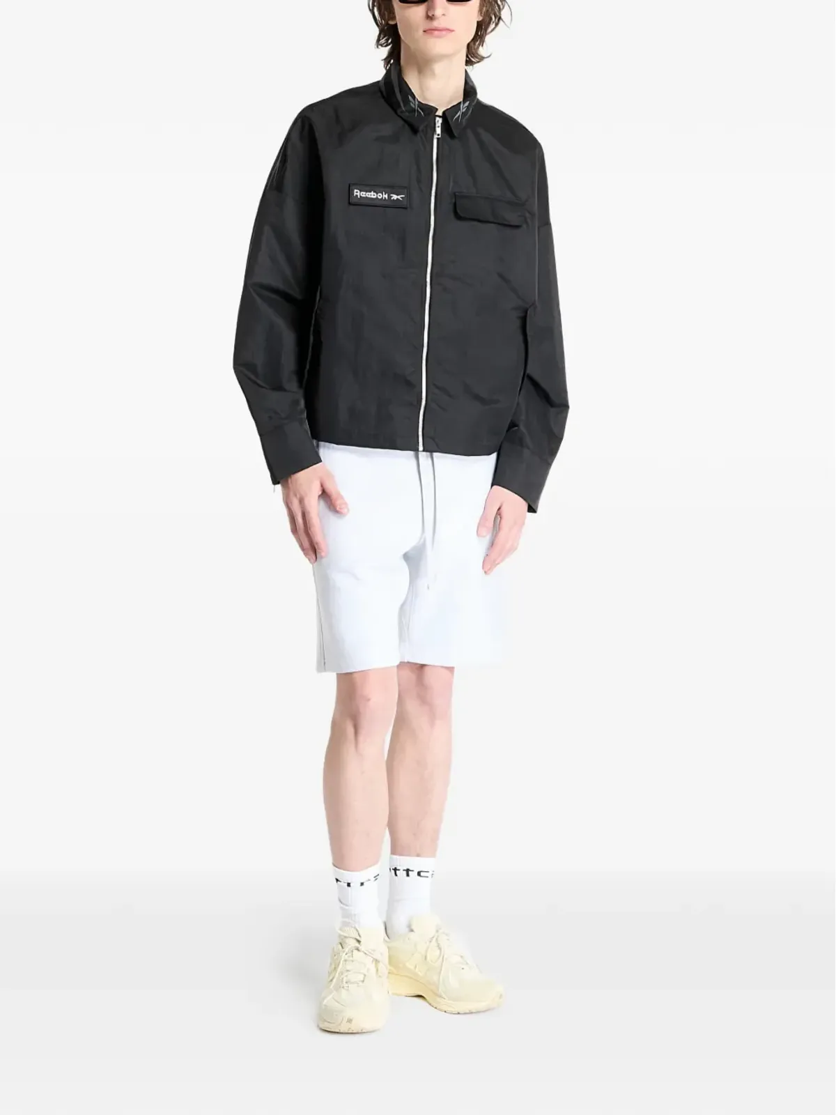 Reebok UNIFORM ジップ付きシャツジャケット - 画像2