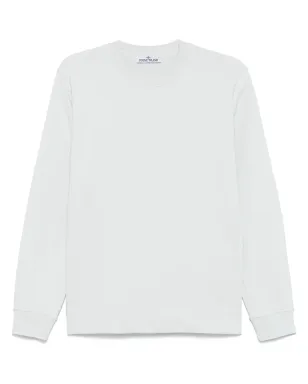 Stone Island ロゴ刺繍スウェットシャツ ブルー - サムネイル1