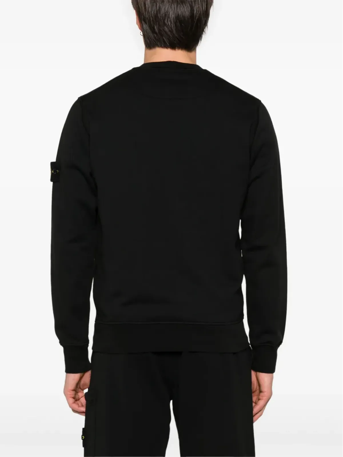 Stone Island コンパスバッジ スウェットシャツ ブラック - 画像4