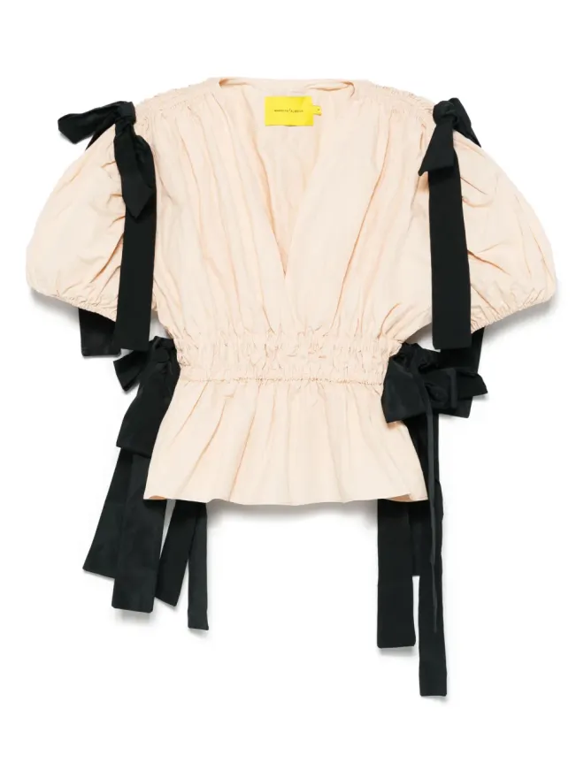 Marques ' Almeida Marques'Almeida シワ加工ブラウスの商品画像