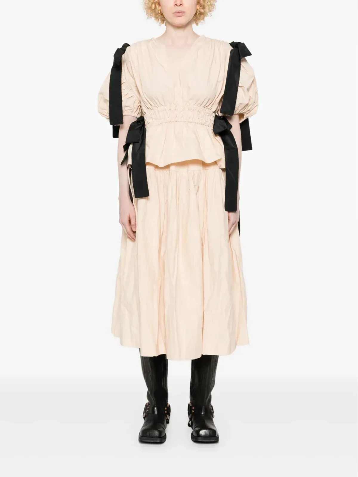 Marques'Almeida シワ加工ブラウス - 画像2