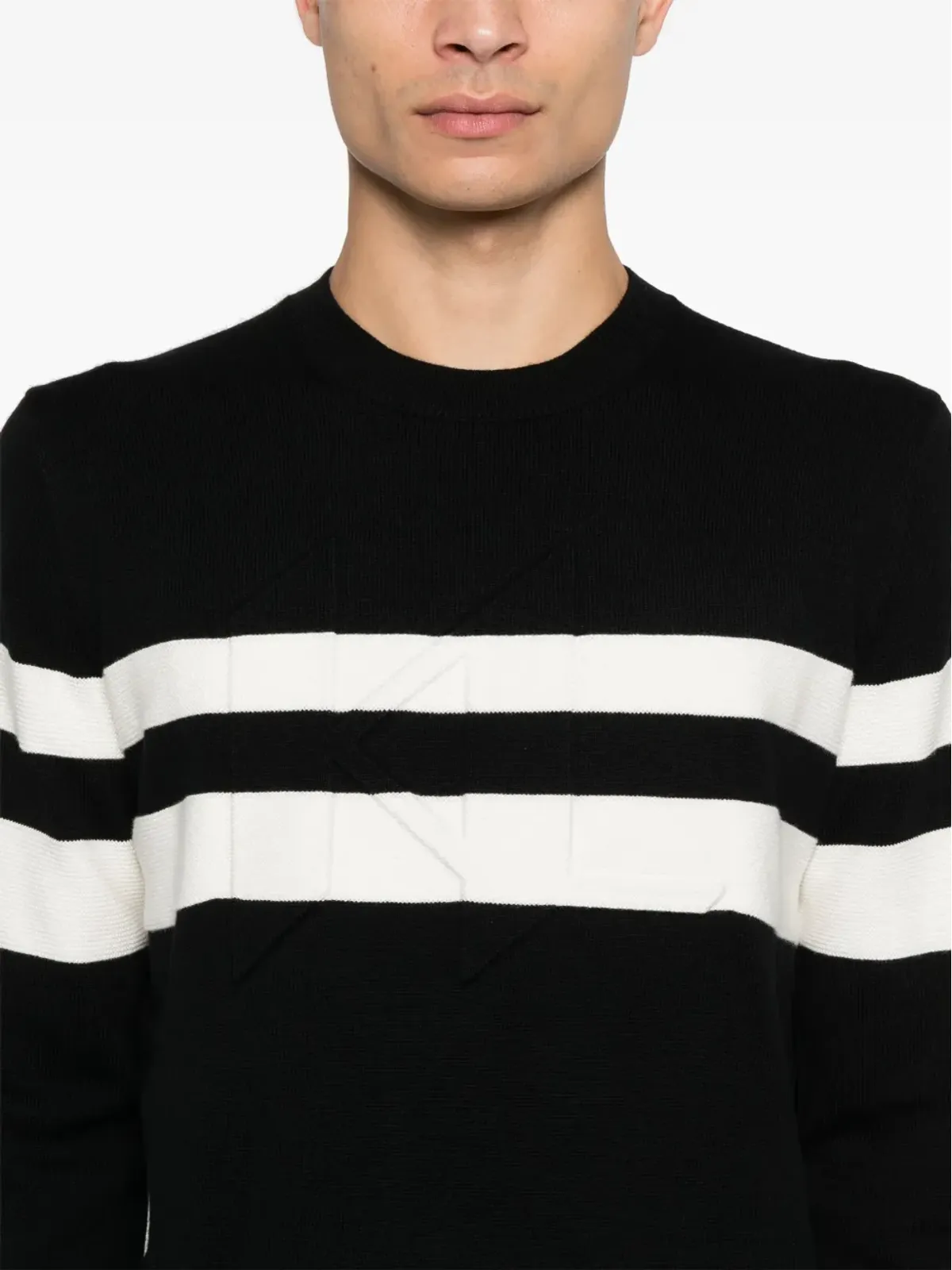 Karl Lagerfeld カールモノグラムジャカード編みセーター - 画像5