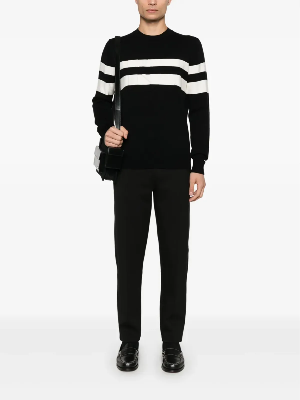 Karl Lagerfeld カールモノグラムジャカード編みセーター - 画像2
