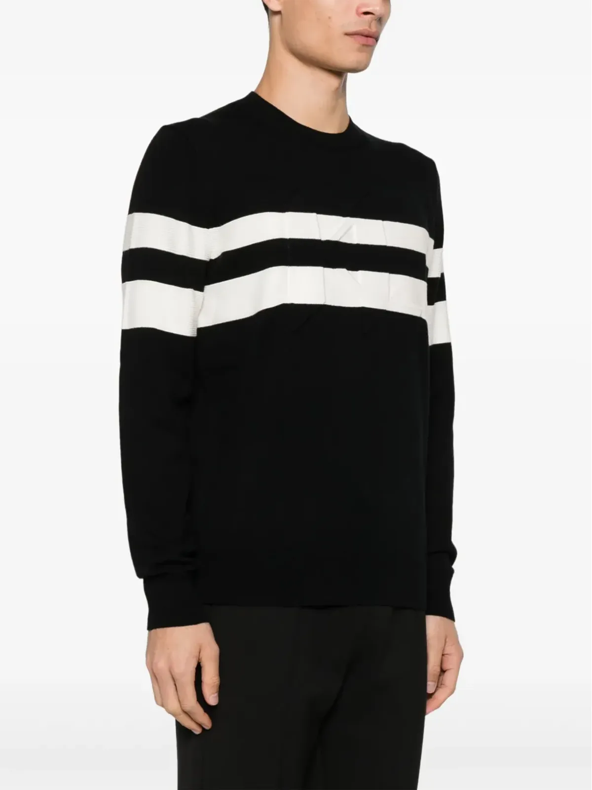Karl Lagerfeld カールモノグラムジャカード編みセーター - 画像3