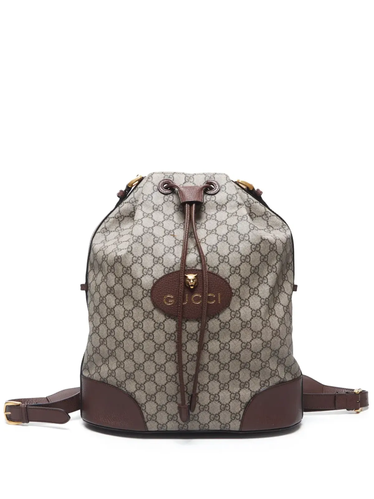 Gucci Pre-Owned 2000年代 GGキャンバス バックパック ブラウン - 画像1