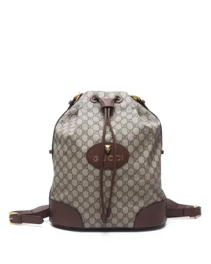 Gucci Pre-Owned 2000年代 GGキャンバス バックパック ブラウン - サムネイル1