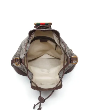 Gucci Pre-Owned 2000年代 GGキャンバス バックパック ブラウン - サムネイル5