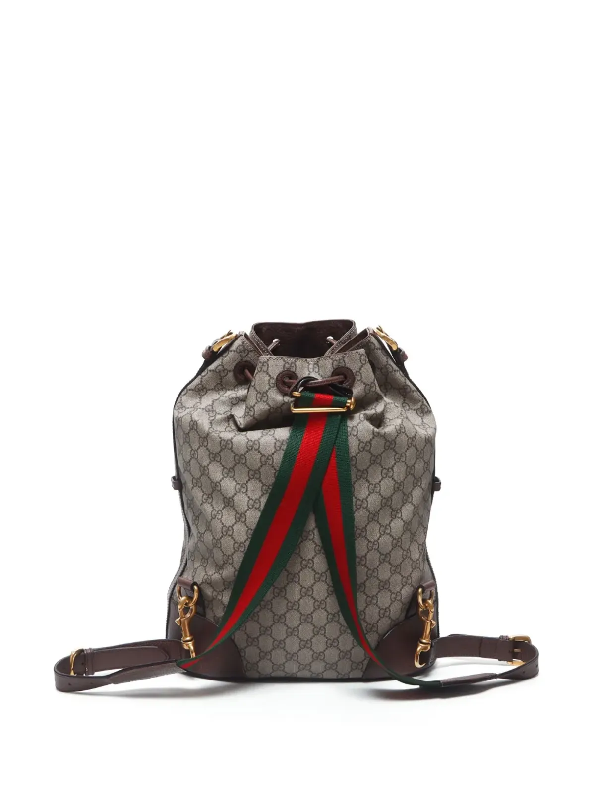 Gucci Pre-Owned 2000年代 GGキャンバス バックパック ブラウン - 画像2