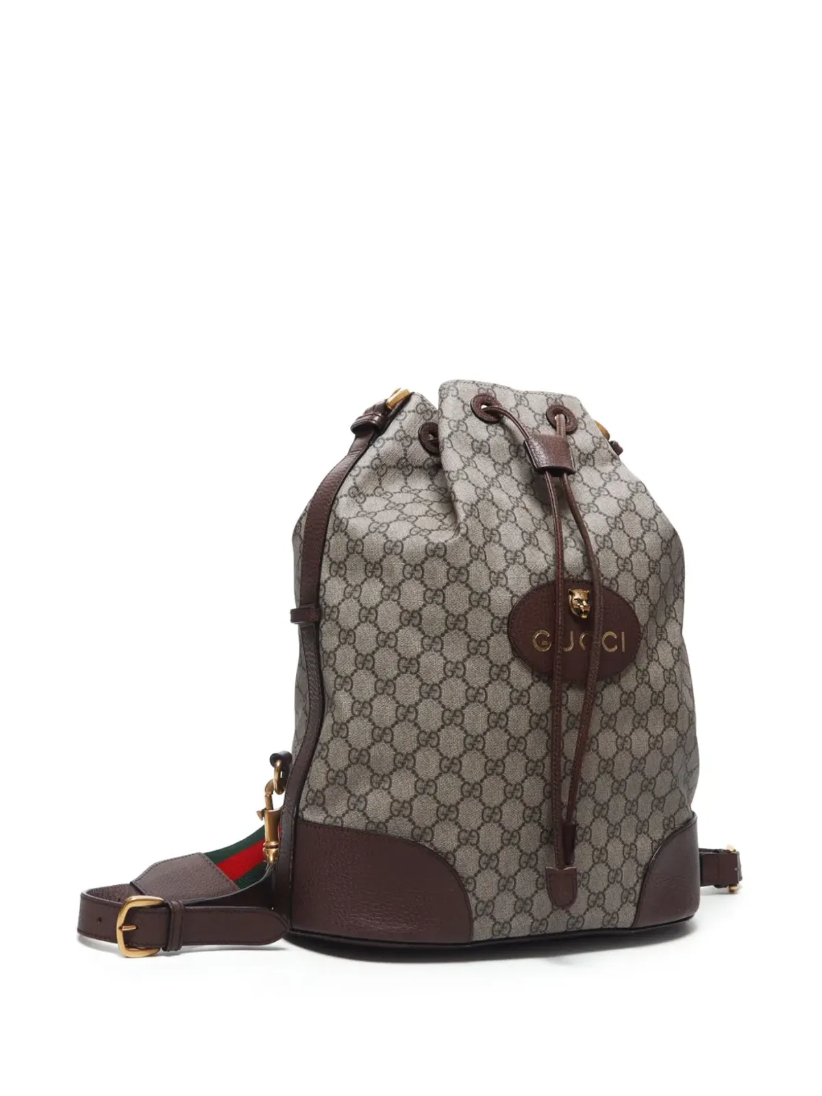 Gucci Pre-Owned 2000年代 GGキャンバス バックパック ブラウン - 画像3