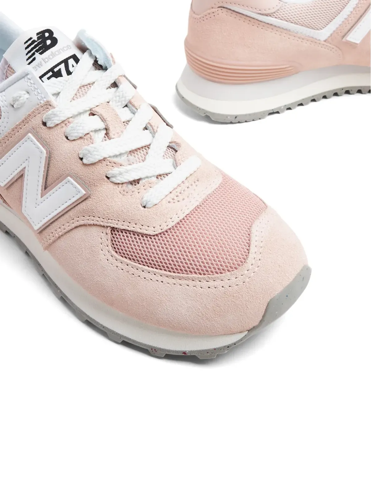 New Balance 574 ピンクフォグ スニーカー - 画像4