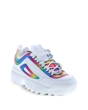 Fila Disruptor 2 Rainbow Chrome スニーカー ホワイト - サムネイル2
