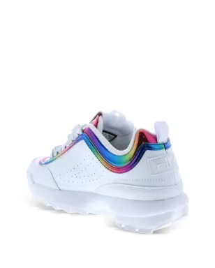 Fila Disruptor 2 Rainbow Chrome スニーカー ホワイト - サムネイル3