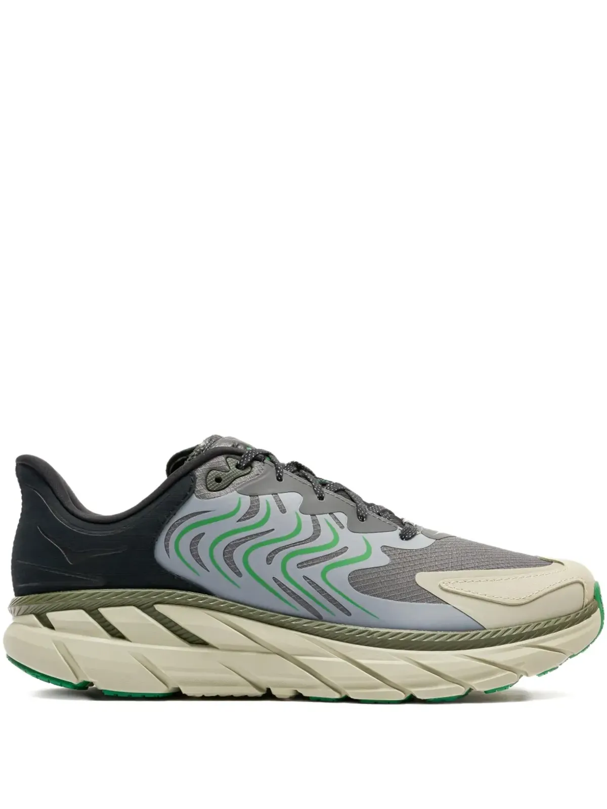 HOKA U Clifton LS Tech スニーカー グレー - 画像1