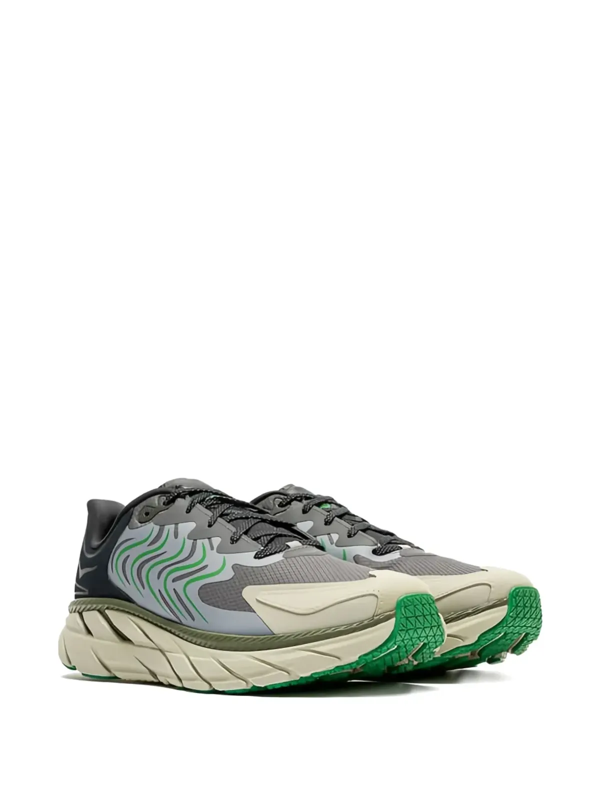 HOKA U Clifton LS Tech スニーカー グレー - 画像2