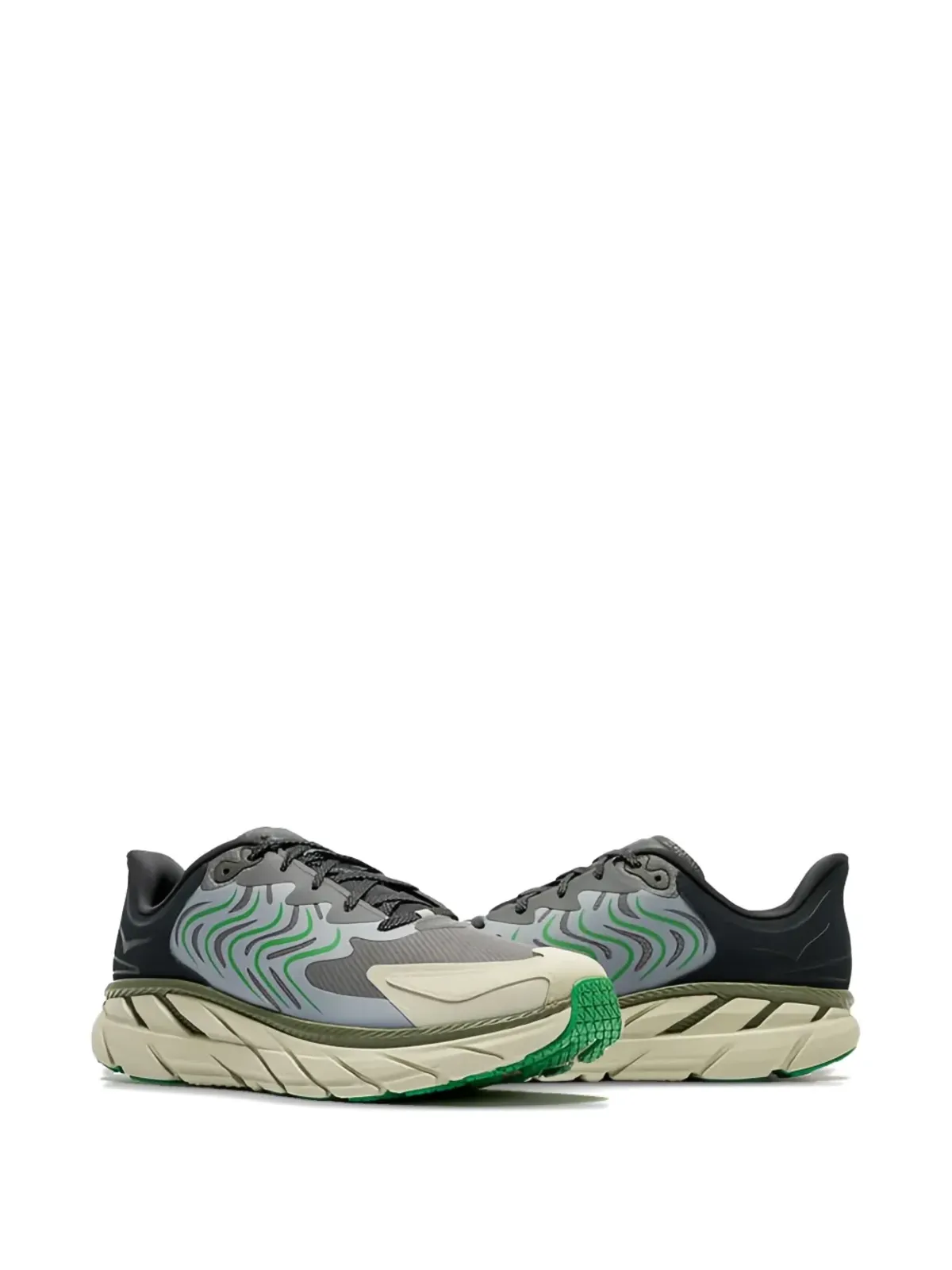 HOKA U Clifton LS Tech スニーカー グレー - 画像4