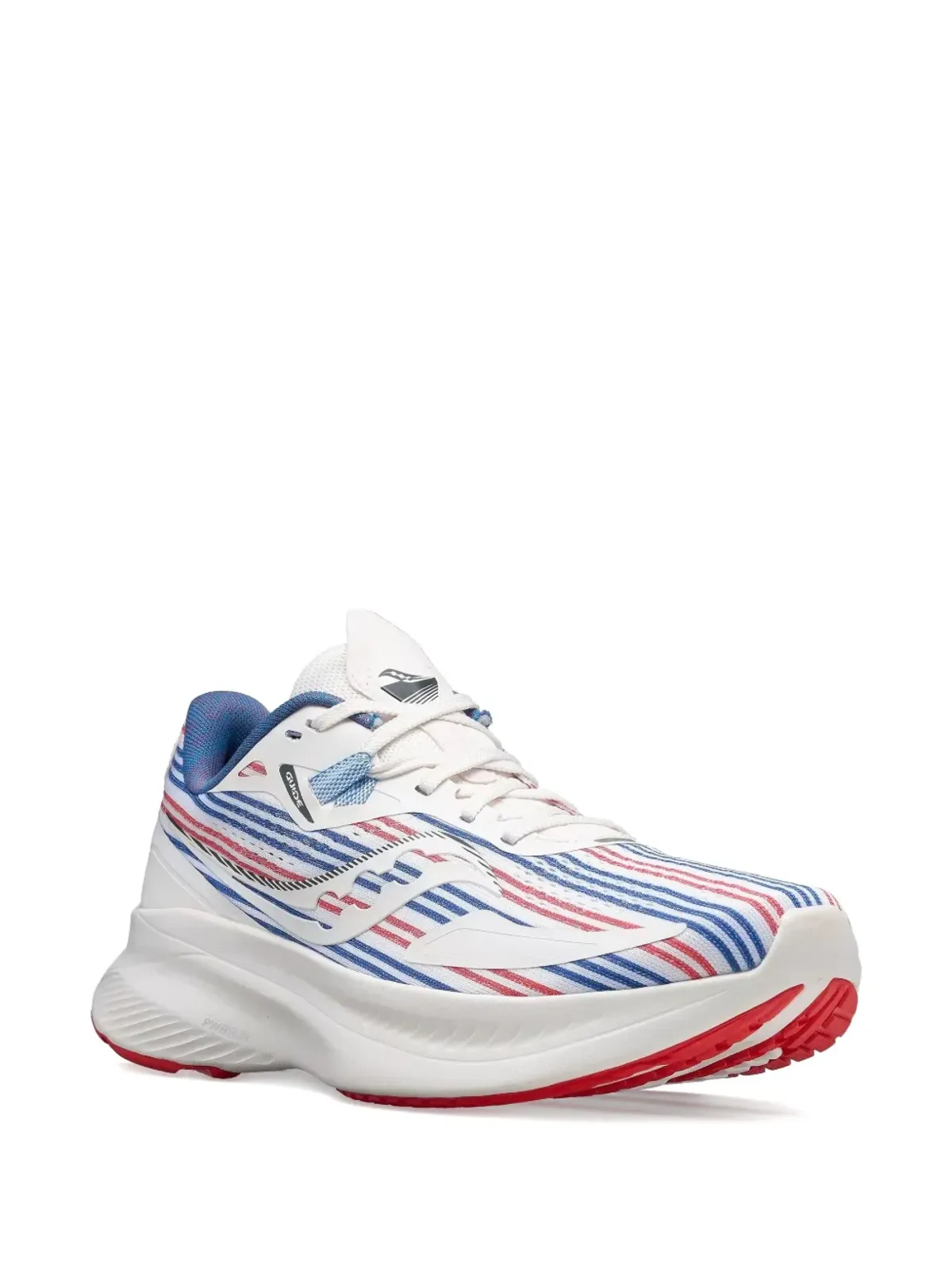 Saucony ガイド15 ホワイト/ブルー スニーカー - 画像2