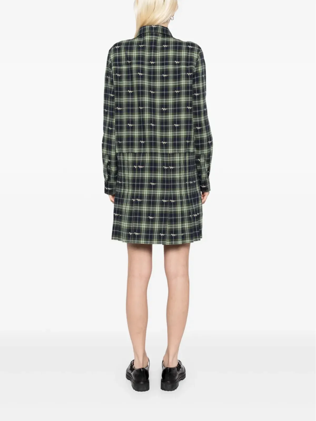 Maison Kitsuné シュランクンシャツドレス - 画像4