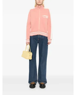 Maison Kitsuné flash fox zipped cardigan - Pink - サムネイル2