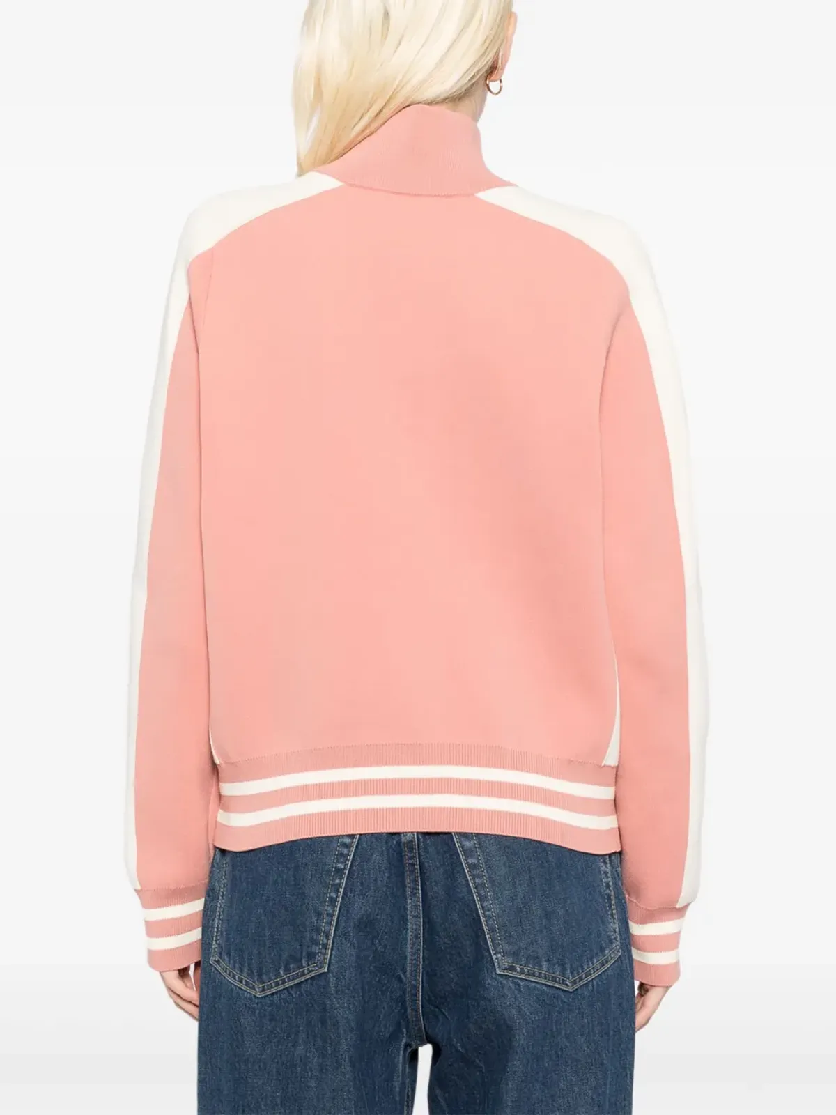Maison Kitsuné flash fox zipped cardigan - Pink - 画像4
