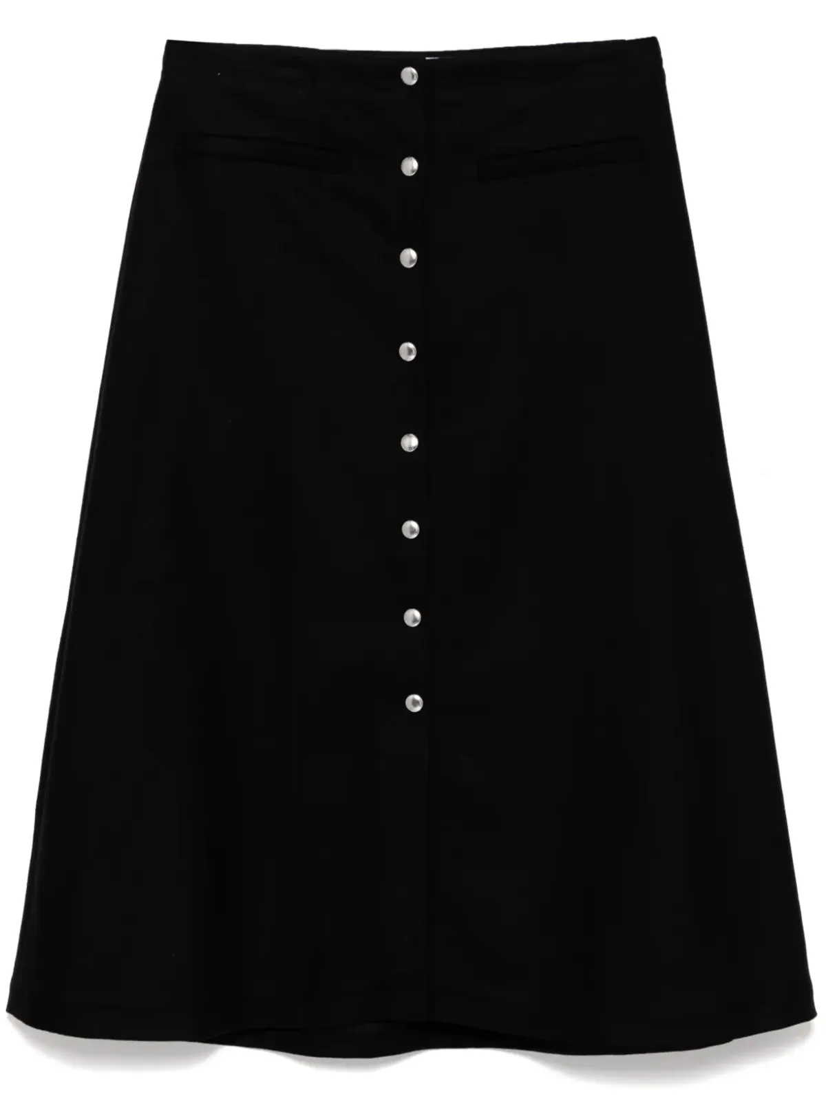 Maison Kitsuné スナップ付きミディスカート - 画像1
