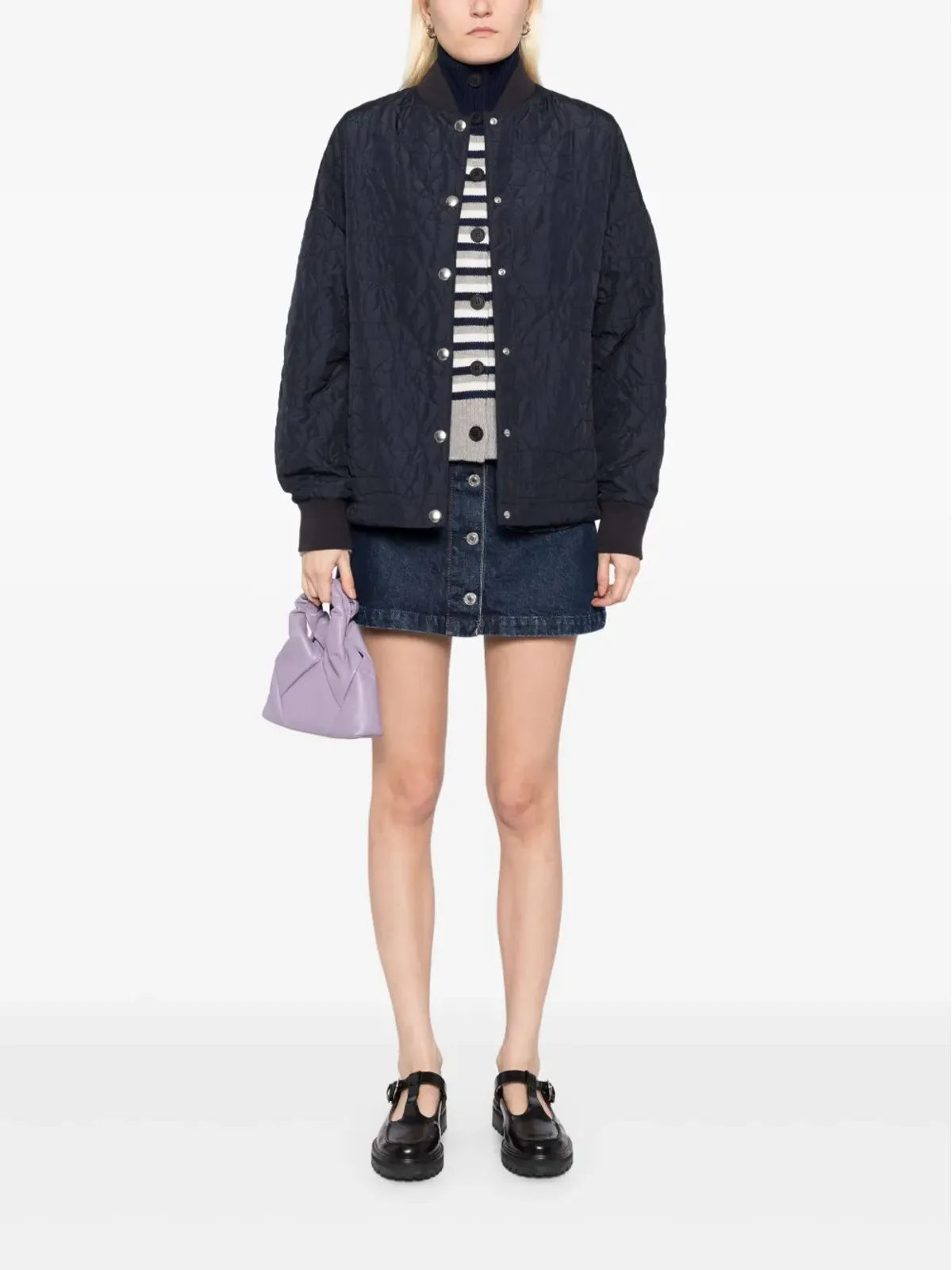 Maison Kitsuné キルテッド ブルゾン - 画像2