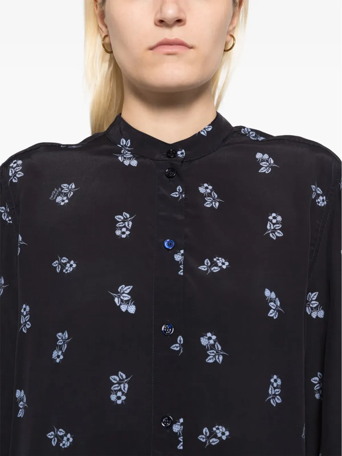Maison Kitsuné スタンドカラーシャツ - 画像5