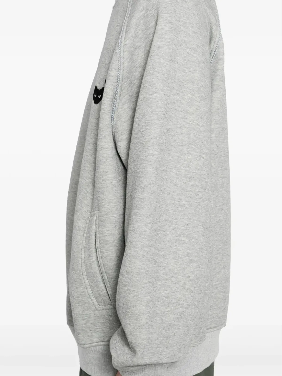 ZZERO BY SONGZIO panther hand-rope sweatshirt - Grey - 画像5