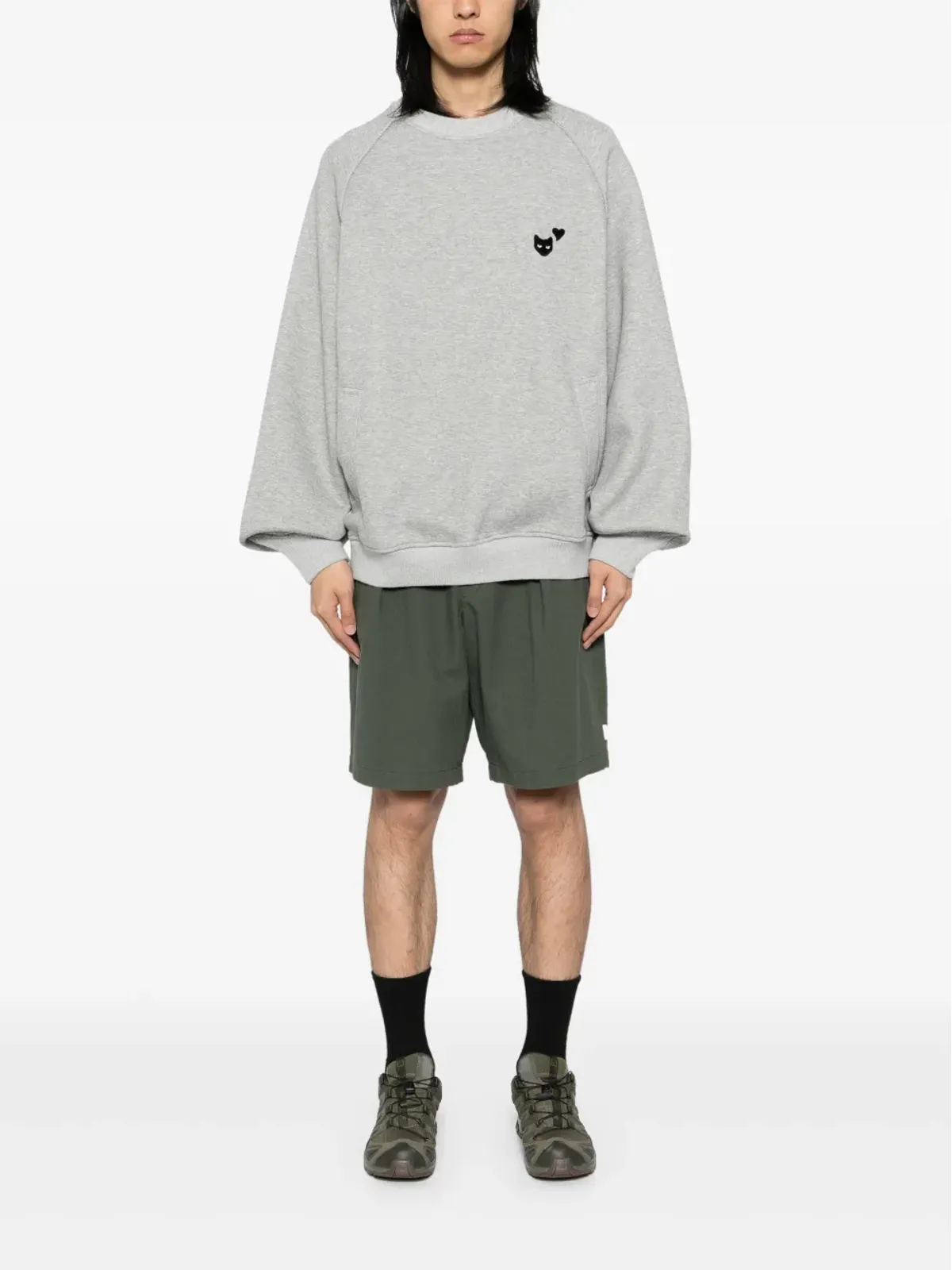 ZZERO BY SONGZIO panther hand-rope sweatshirt - Grey - 画像2