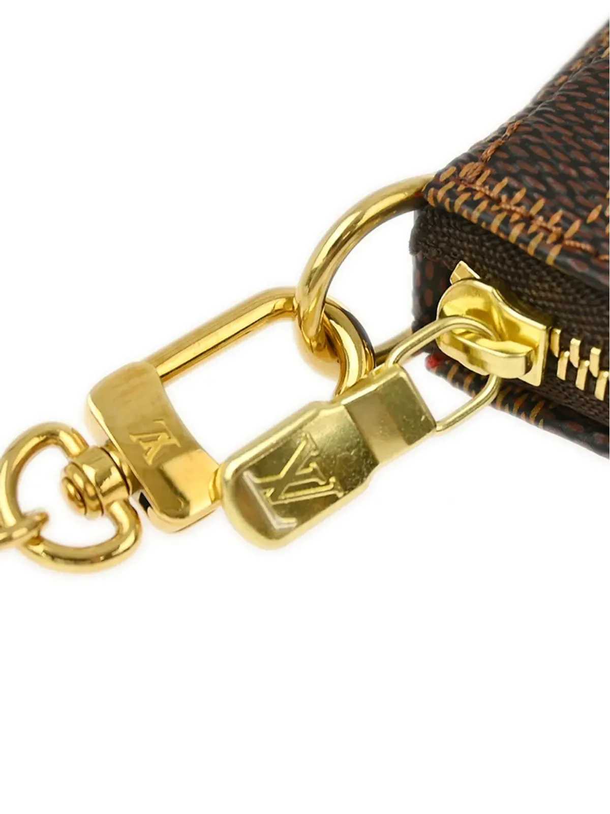 Louis Vuitton ビンテージ 2016 ミニ ポシェット アクセソワーズ クラッチバッグ ブラウン - 画像5