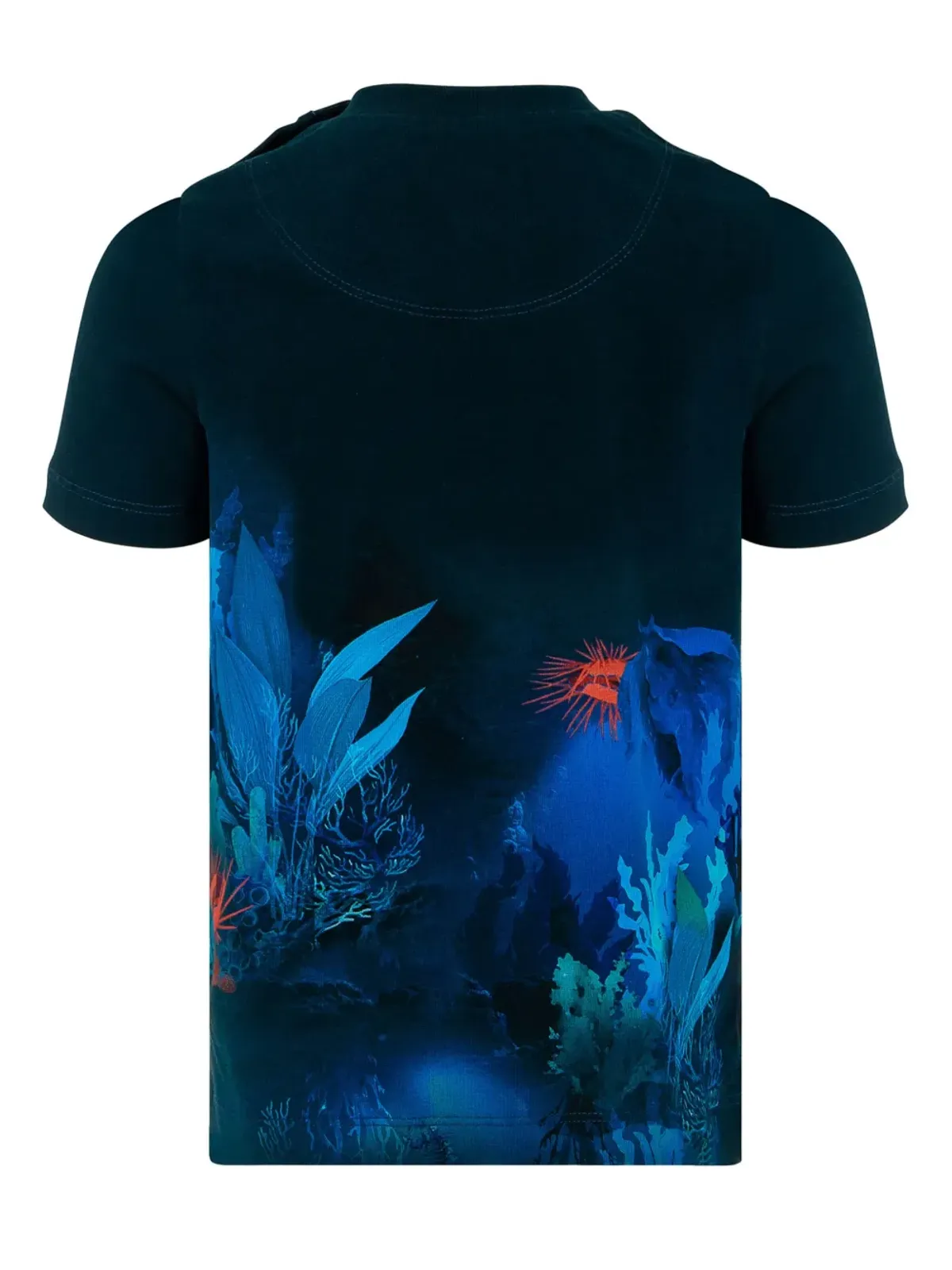 Lapin House 海の生き物プリントTシャツ - ブラック - 画像2