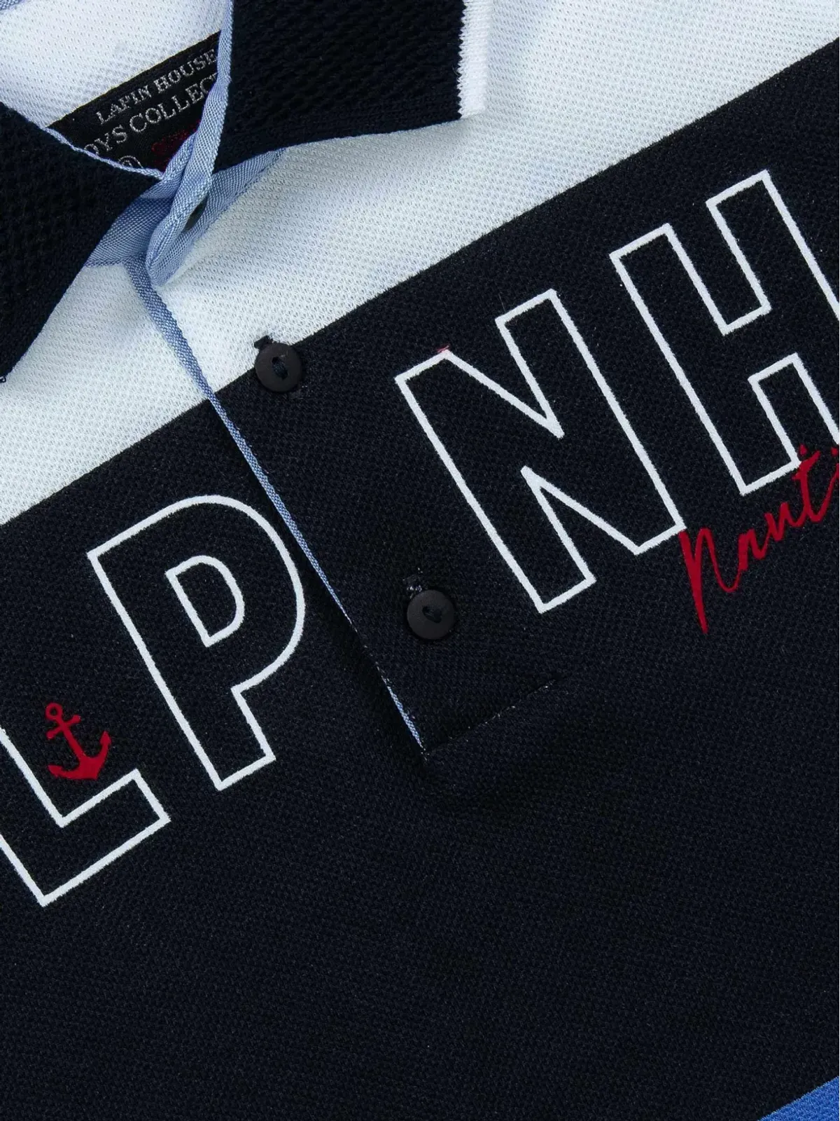 Lapin House ロゴプリント ポロシャツ - 画像3