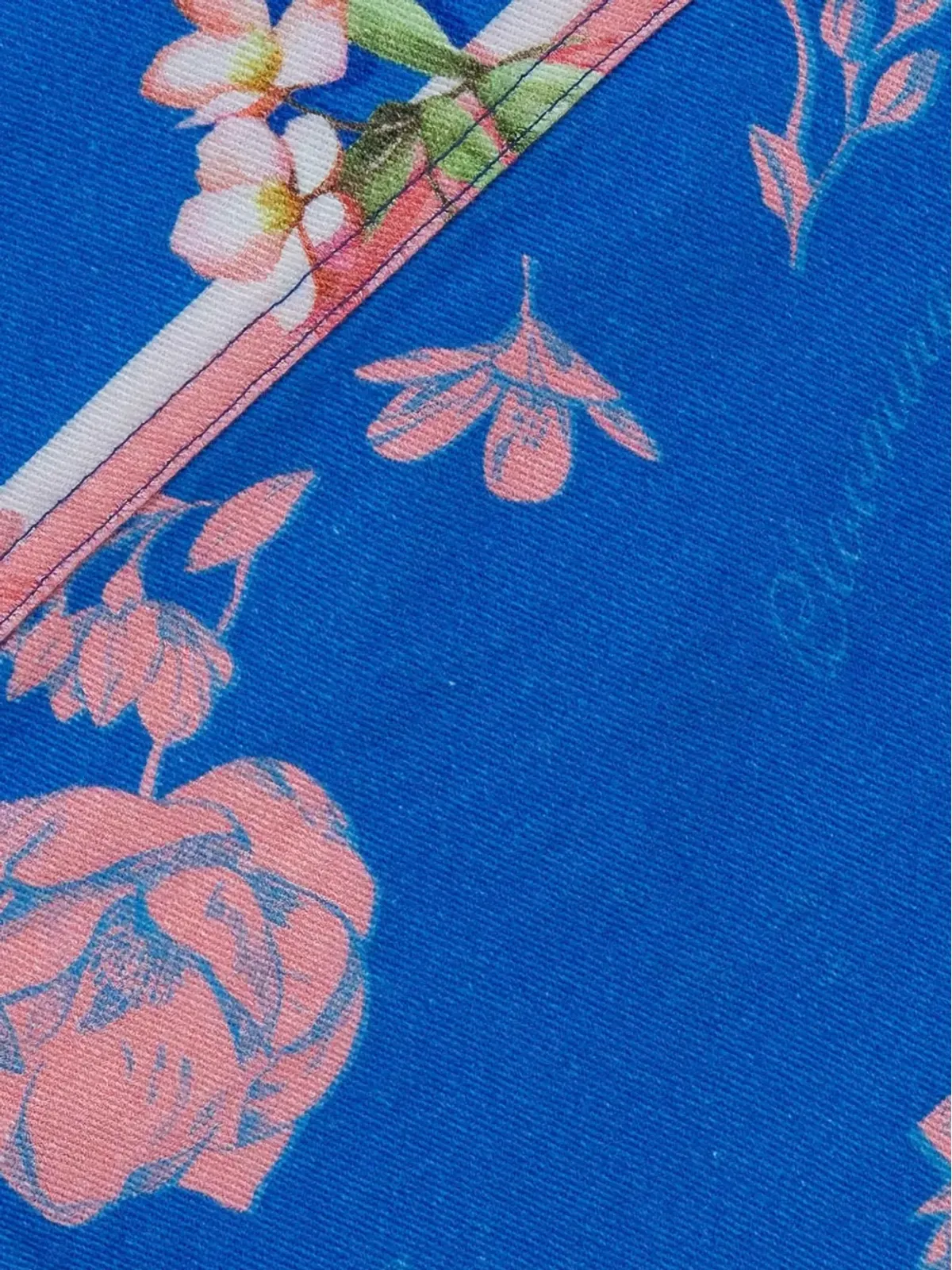 Lapin House 花柄プリント デニムジャケット - 画像3