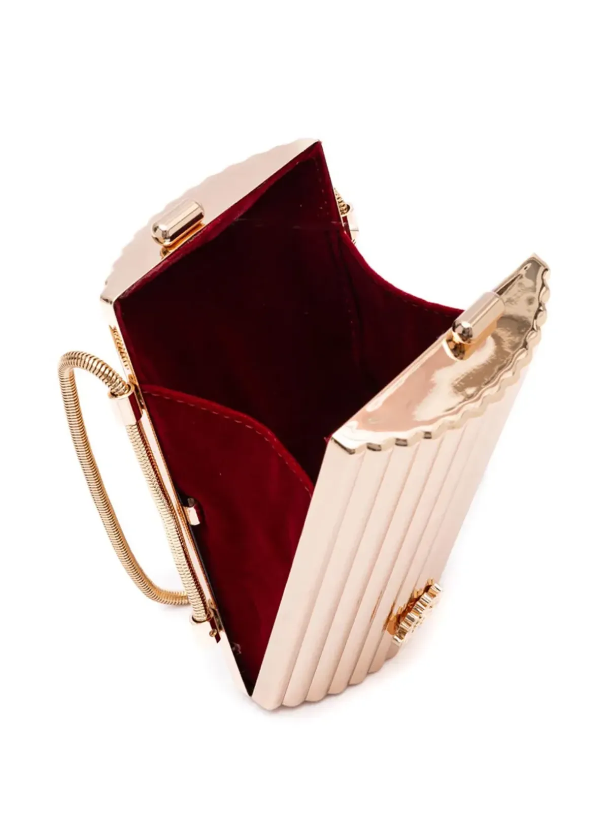 Isla Cantil clutch bag - Gold - 画像4