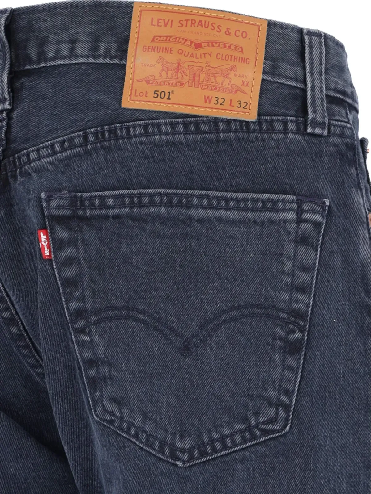 Levi's 501オリジナルストレートジーンズ - ブルー - 画像4