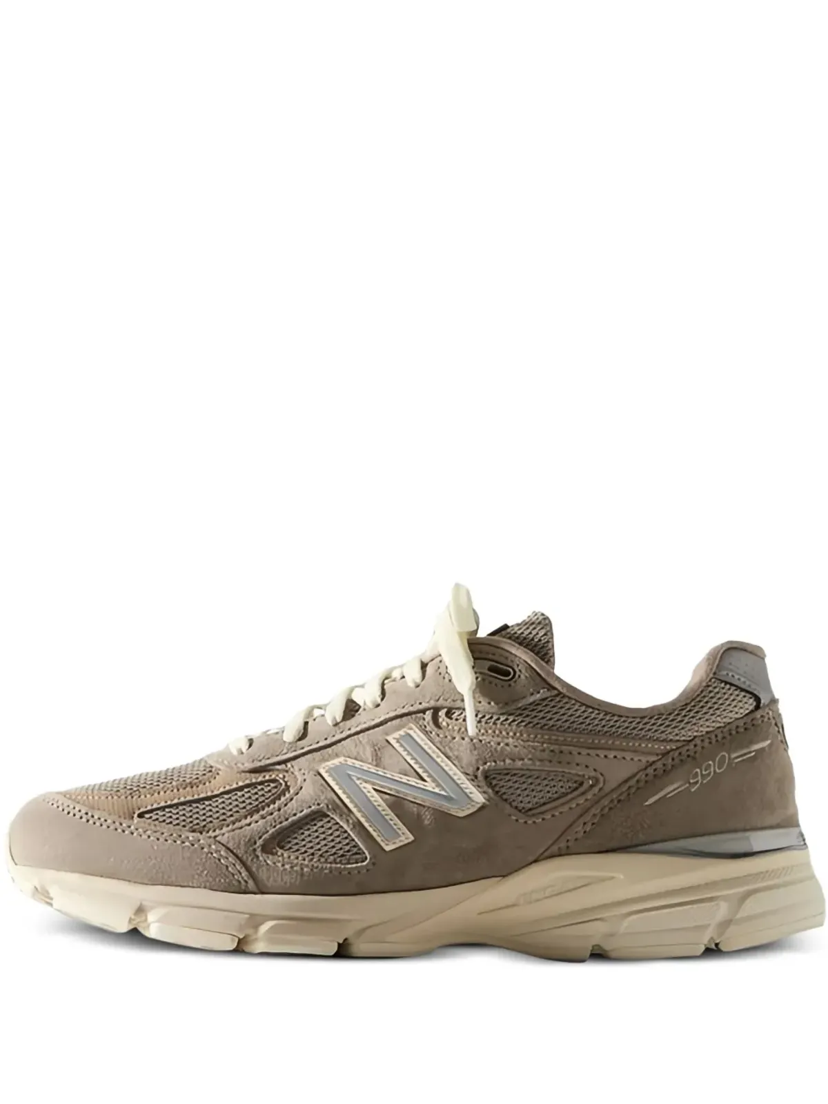 New Balance 990v4 スエード トレーナー - グレー - 画像1